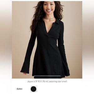 American eagle knit collared dress